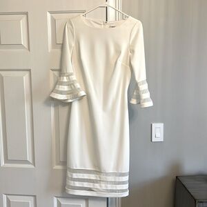 Calvin Klein bell sleeve dress